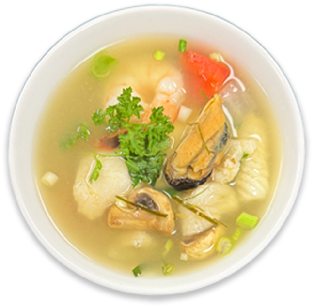 Mini soup poh tak