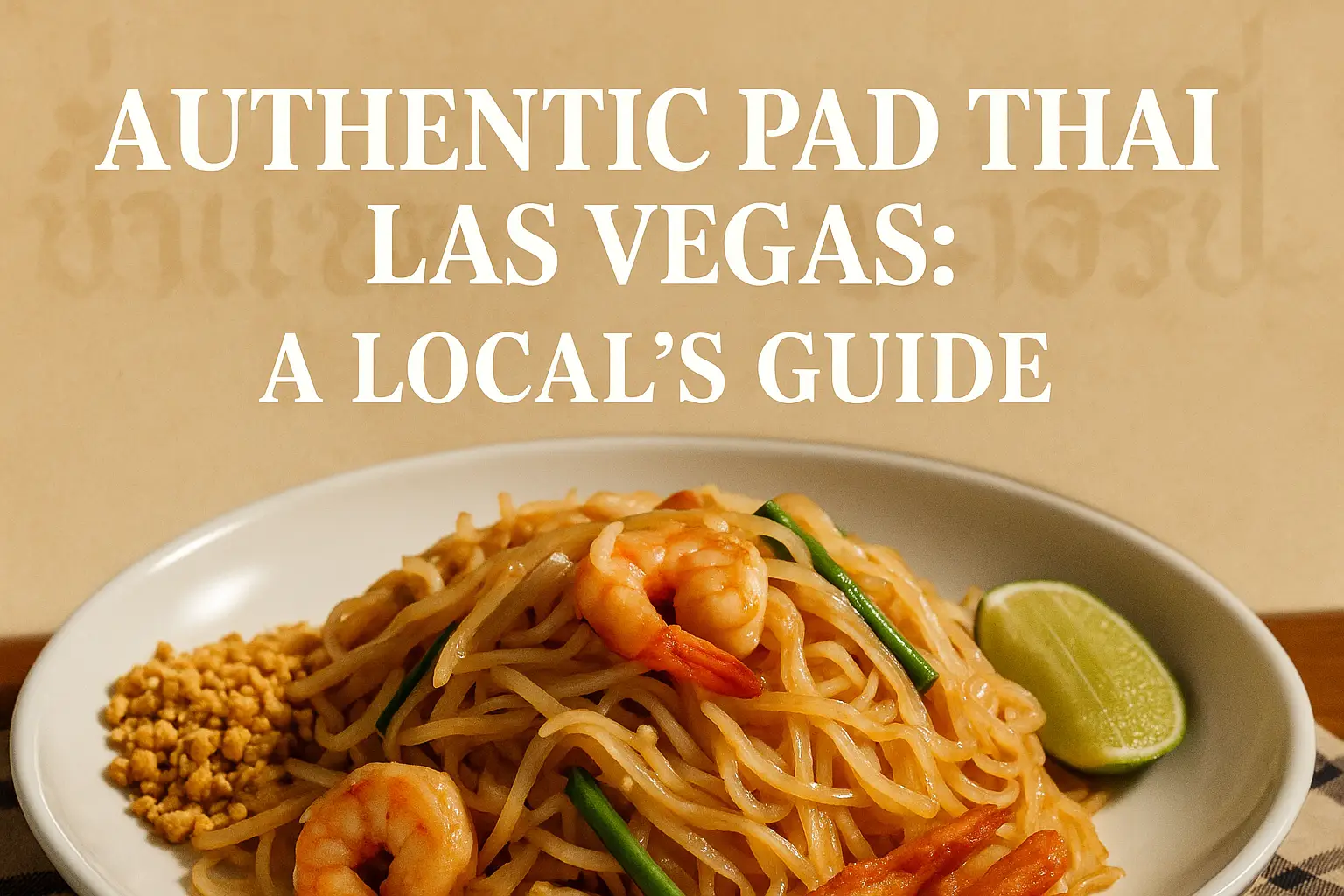 authentic Thai dishes Las Vegas